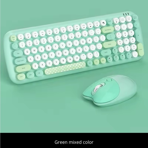 NWT GEEZER Wireless Keyboard with Mouse RETRO - Picture 1 of 1